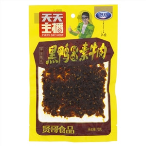 贤哥天天主播黑鸭风味素牛肉（挤压糕点）
