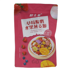 草莓酸奶水果燕麦脆