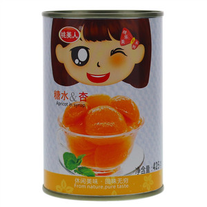 桃美人糖水杏罐头