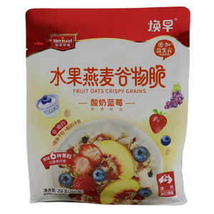 皇麦世家焕早酸奶蓝莓水果燕麦谷物脆