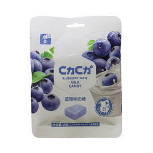 健益蓝莓味奶糖