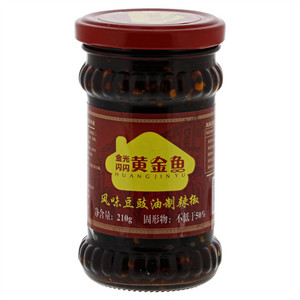 金光闪闪黄金鱼风味豆豉油制辣椒