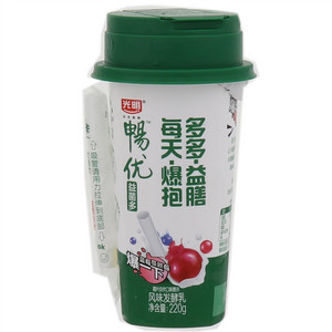 光明畅优益菌多风味发酵乳(蓝莓蔓越莓)