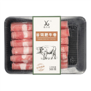 鑫杰冠谷饲肥牛卷（调理）