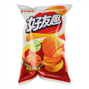好丽友好友趣韩国泡菜味切片型马铃薯片
