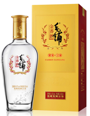 500ml42度毛铺苦荞酒（金荞）