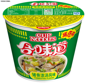 合味道猪骨浓汤风味方便面迷你杯
