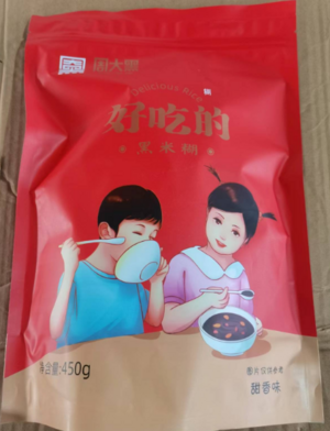 周大黑甜香味黑米糊