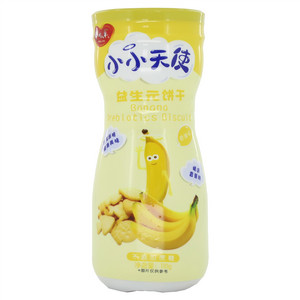 婴儿乐香蕉味小小天使益生元饼干