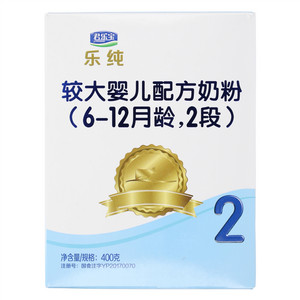 君乐宝乐纯较大婴儿配方奶粉（6-12月龄，2段）