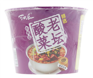可口乐老坛酸菜牛肉面