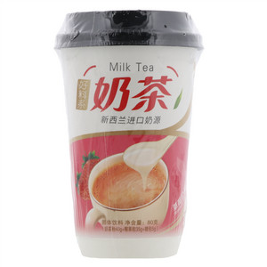 依口香草莓奶茶