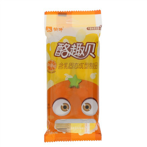 蒙牛酪趣贝甜橙味含乳固态成型制品