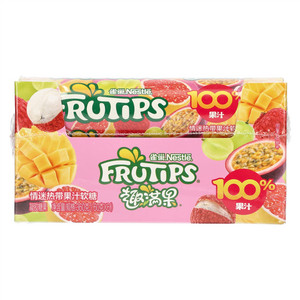 Nestle雀巢FRUTIPS趣满果情迷热带果汁软糖凝胶糖果