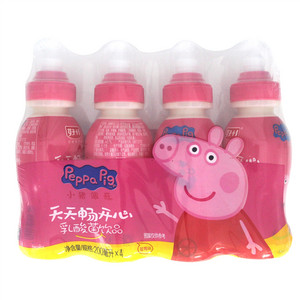 好+1小猪佩奇草莓味乳酸菌饮品