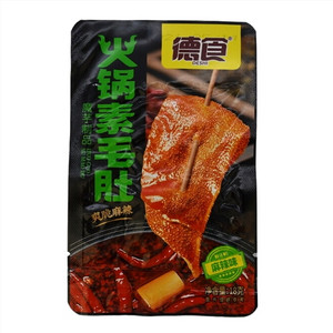 德食麻辣味火锅素毛肚