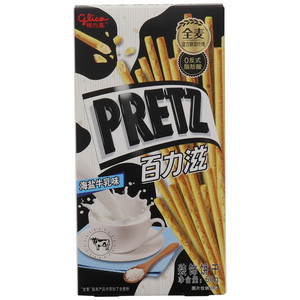 Glico格力高PRETZ百力滋海盐牛乳味装饰饼干