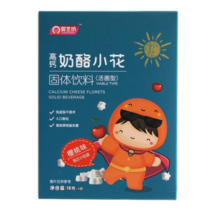 婴芝坊冻干樱桃奶酪小花