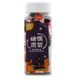 乐焙炫彩蛋糕瓶梦想独角兽糕点装饰用糖果