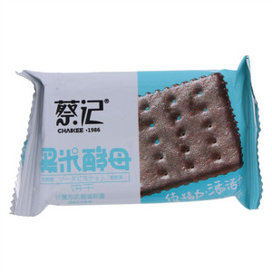 蔡记芝麻味黑米酵母饼干