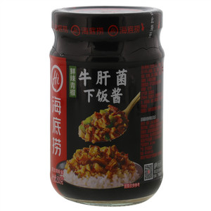 海底捞鲜辣青椒牛肝菌下饭酱