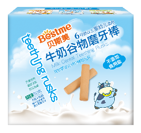 Bestme贝斯美牛奶谷物磨牙棒