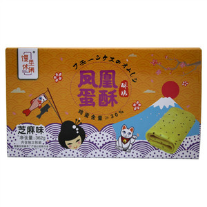 馒里休闲芝麻味凤凰蛋酥