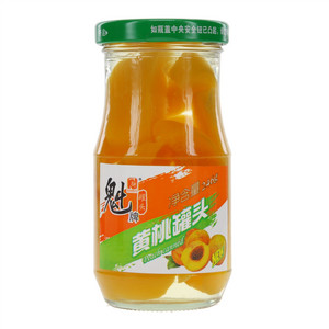 魁牌糖水黄桃罐头