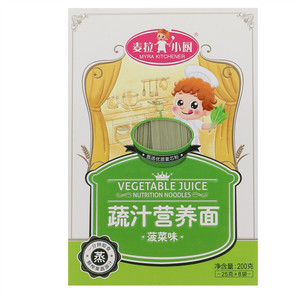 麦拉小厨菠菜味蔬汁营养面