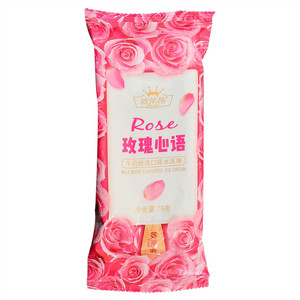 欧莱蒂牛奶玫瑰冰棒