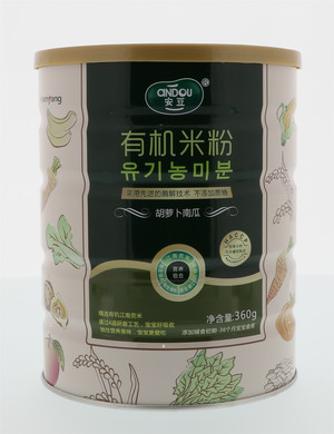 安豆360g胡萝卜南瓜有机米粉