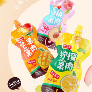 小飞人白桃果肉果味冻