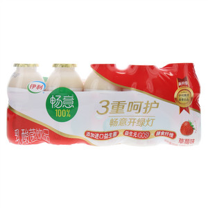 伊利 畅意100%草莓味乳酸菌饮品