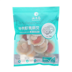 海洋岛半壳虾夷扇贝