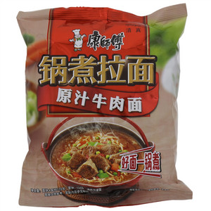 康师傅锅煮拉面原汁牛肉面（清真）
