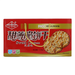 江顺甜薄脆饼干（芝麻味）