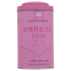 啧优玫瑰阿胶百合固体饮料