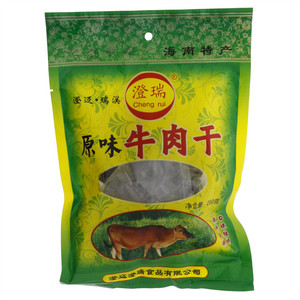 澄瑞原味牛肉干