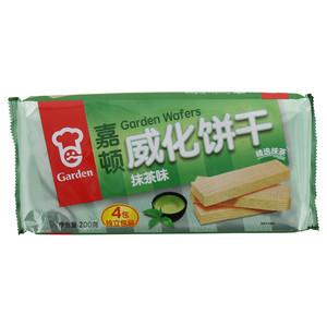 Garden嘉顿抹茶味威化饼干
