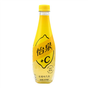 柠檬味怡泉/怡泉+C柠檬味汽水 400mL PET瓶装饮料