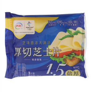 伊利特浓原味厚切芝士片