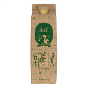 卫岗至淳巴氏杀菌乳950ml草饲鲜牛奶