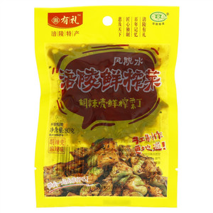 涪陵榨菜惠有礼风脱水麻辣味胡辣壳鲜榨菜丁