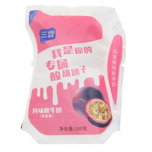 三寰百香果风味酸牛奶