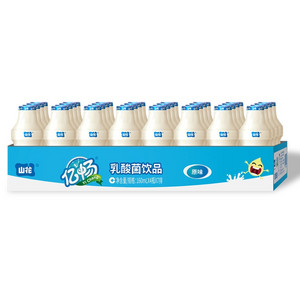 山花亿畅乳酸菌饮品（原味）（160ml*4瓶*7排）