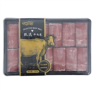 巧林牧场260g甄选牛肉卷
