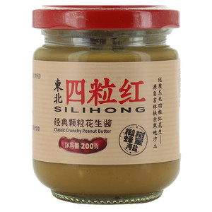 东北四粒红经典颗粒花生酱