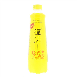 碱法柠檬味苏打汽水500ml