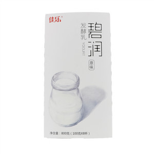 佳乐碧润原味发酵乳800克（100克X8杯）