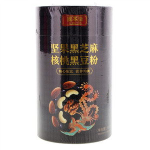 固本堂坚果黑芝麻核桃黑米粉